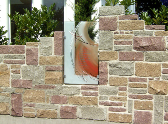 Mauerscheiben aus Glas _ einzeln