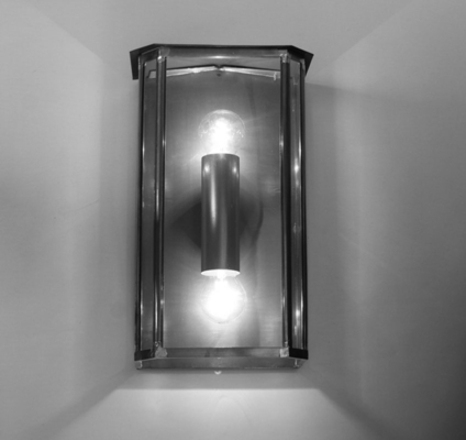 Glasmalerei Sattler - Bleiverglaste Außenleuchte A4, 24* 32/39 cm